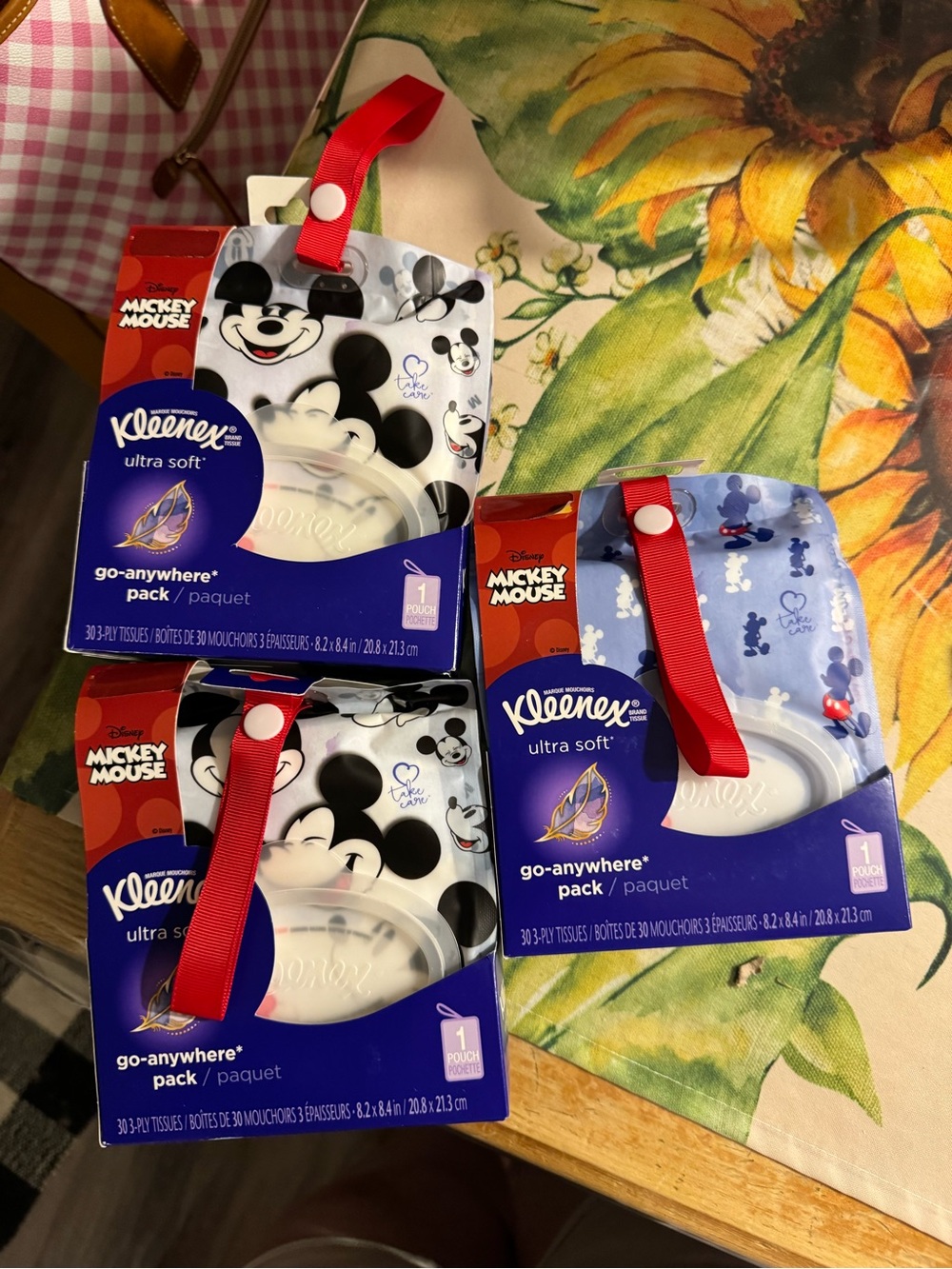 Disney Mickey Mouse Kleenex Ultra Soft Go-Anywhere Tissue Pack - Blue and White